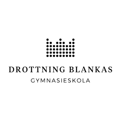 Logotyp Drottning Blankas Gymnasieskola.