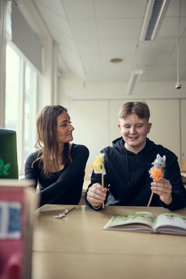 Elever i ett klassrum