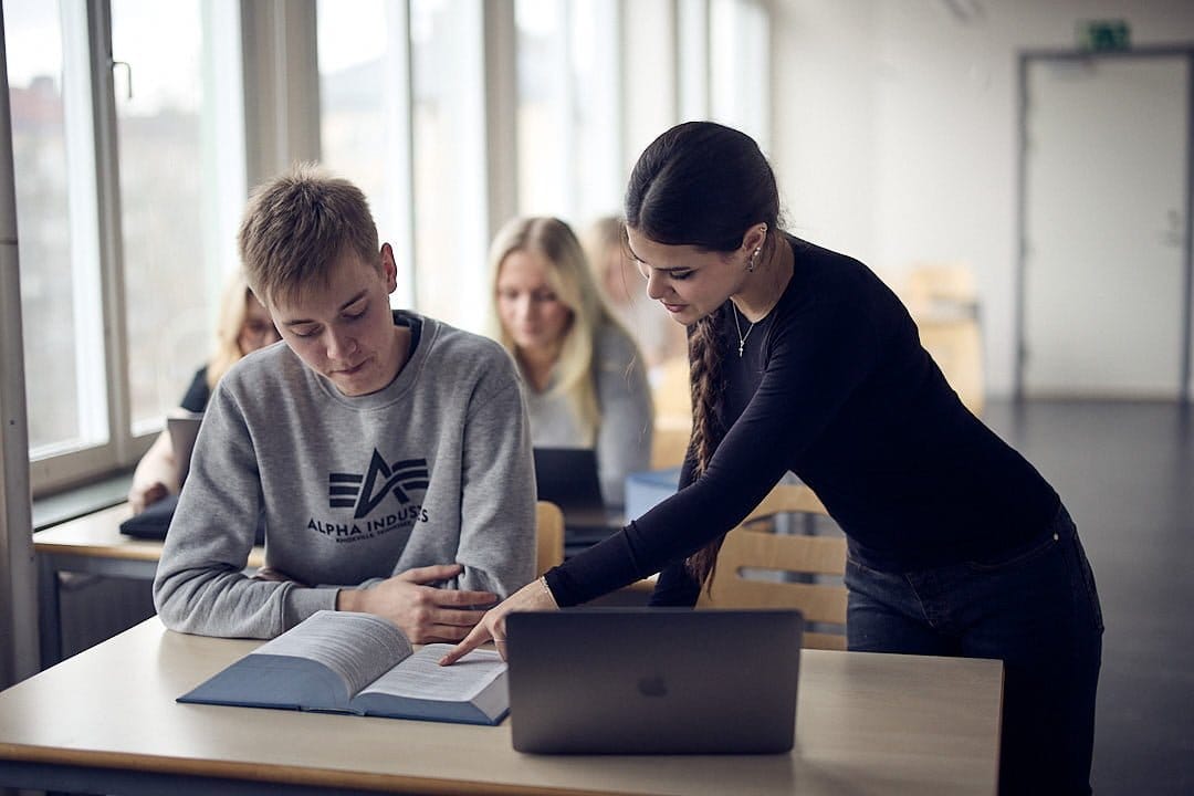 Elever i ett klassrum