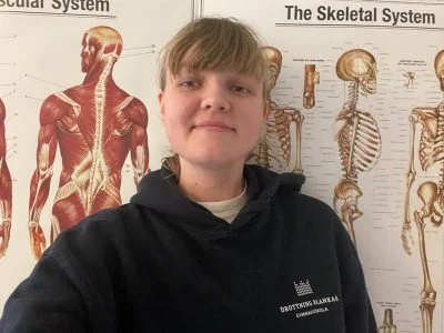 Elev på DBGY Skövde