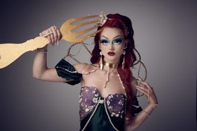 Elev stylad i temat: Dragqueen - Disney edition